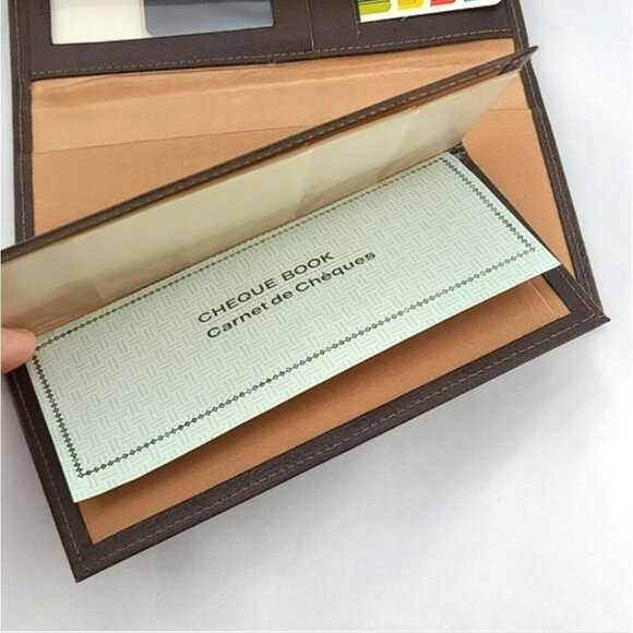 ROLFS Vintage Women's Brown Leather Trifold Wallet Snap Closure - Picture 10 of 15